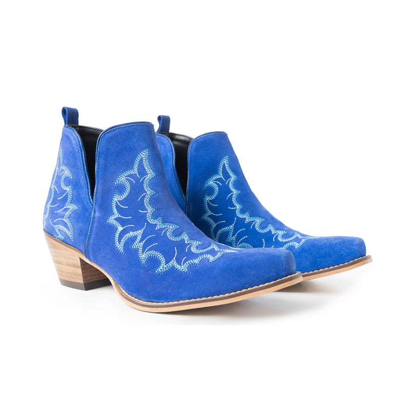 Kassie Trailhead Booties In Blue