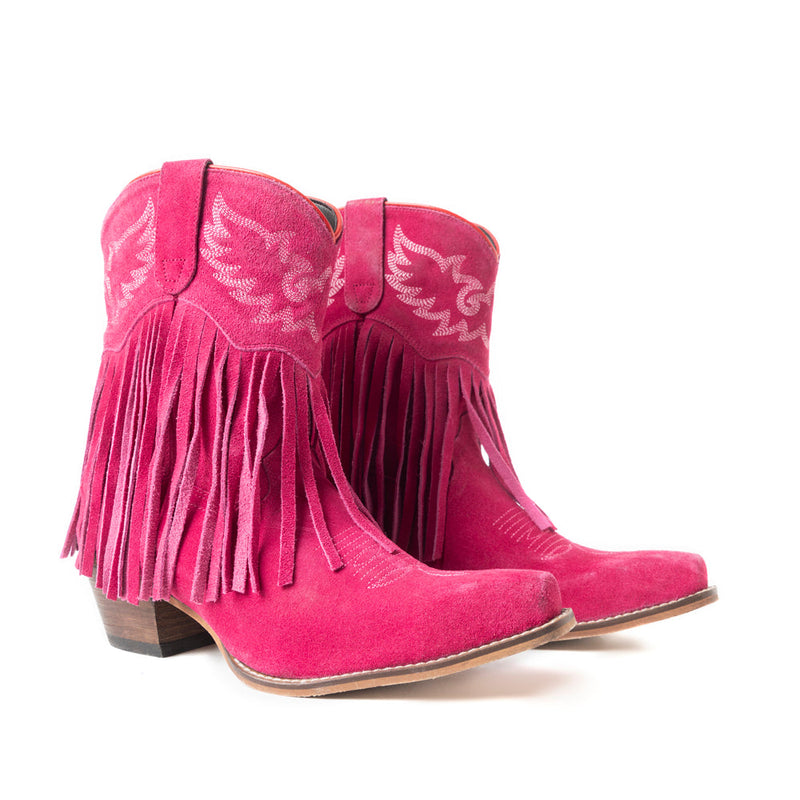 Rodeo Ride Booties In Pink