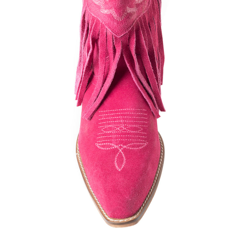 Rodeo Ride Booties In Pink