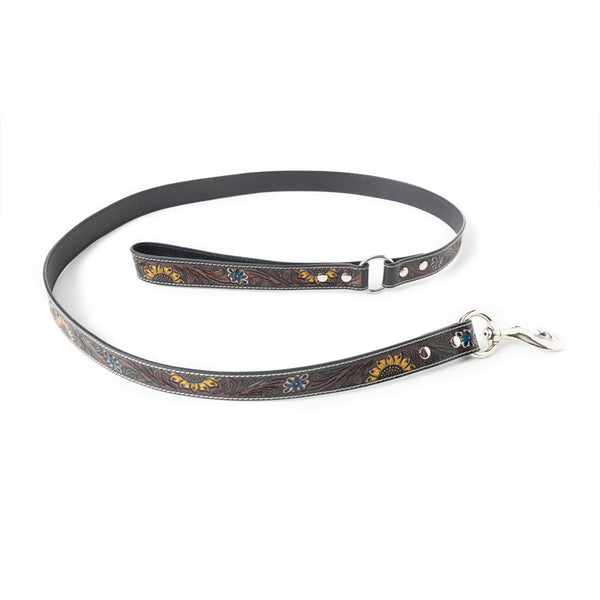 Clairmonte Dog Leash In Dark Brown - Myra USA