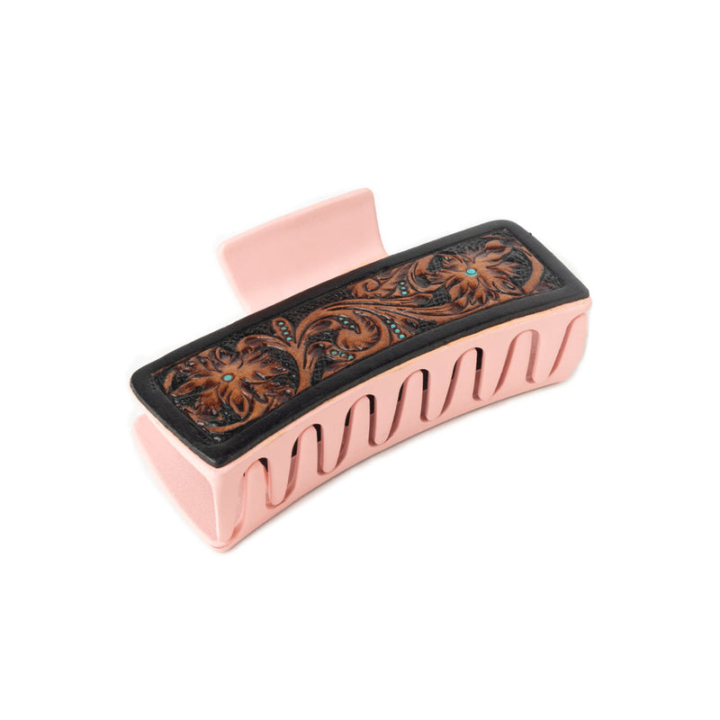 High Vista Hair Comb Clip In Peach