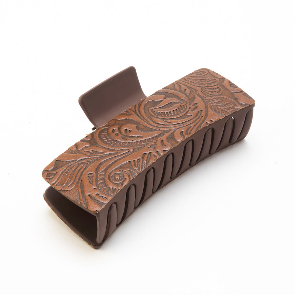 High Vista Hair Comb Clip In Dark Brown - Myra USA