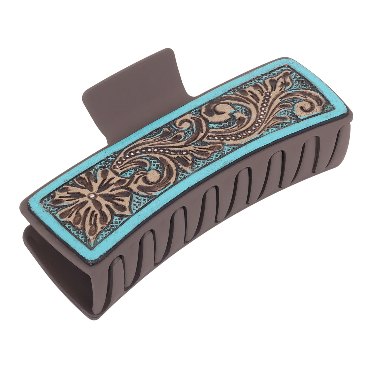 High Vista Hair Comb Clip In Dark Brown - Myra USA
