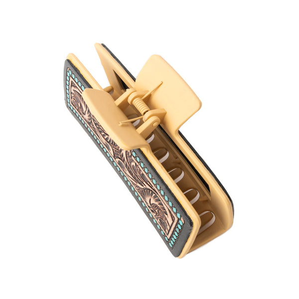 High Vista Hair Comb Clip In Yellow - Myra USA