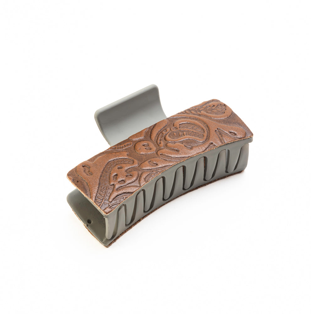 High Vista Hair Comb Clip In Gray - Myra USA