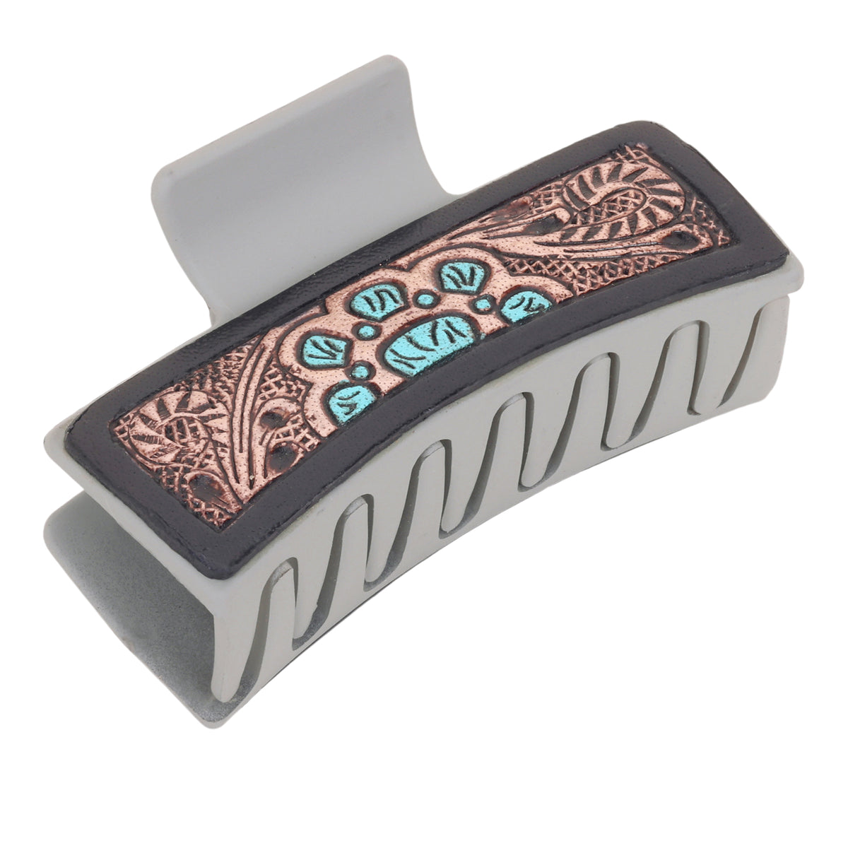 High Vista Hair Comb Clip In Gray - Myra USA