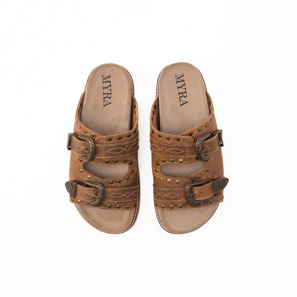Great Sonora Sunset Sandals In Brown - Myra USA