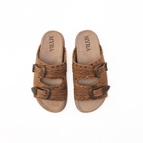 Great Sonora Sunset Sandals In Brown - Myra USA
