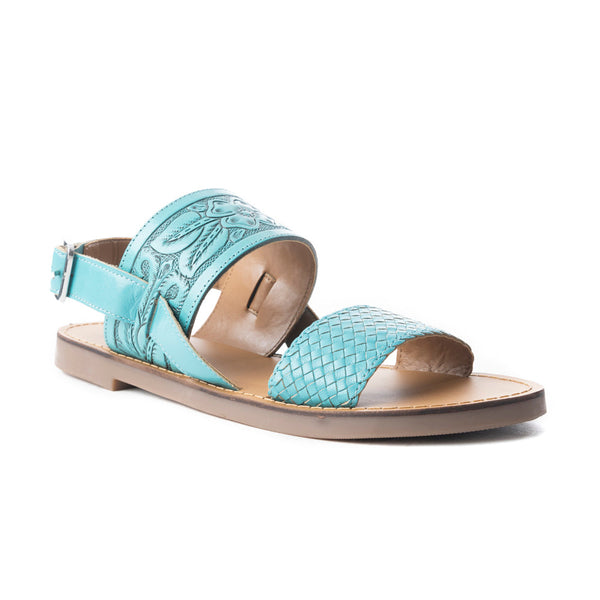 Eagle Flight Sandals In Turquoise - Myra USA