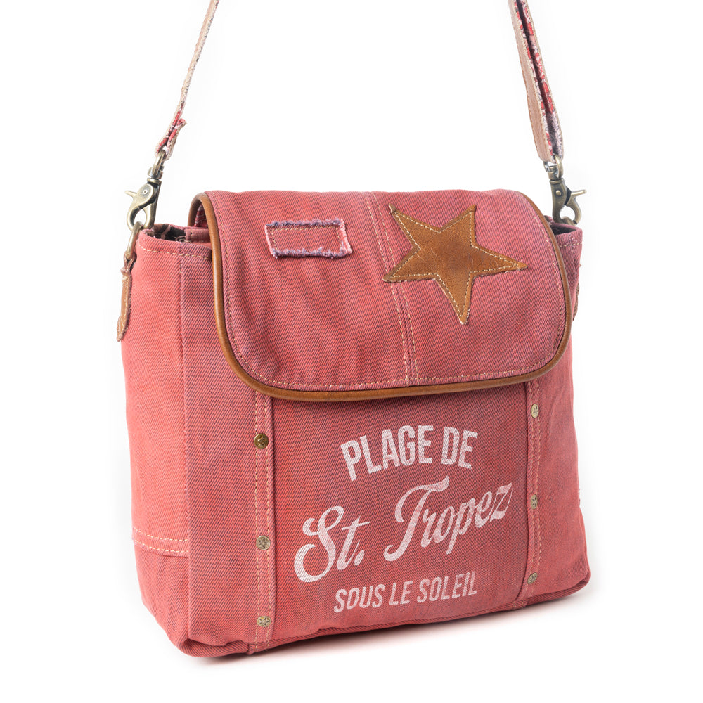 St. Tropez Explorer Shoulder Bag in Pink - Myra USA
