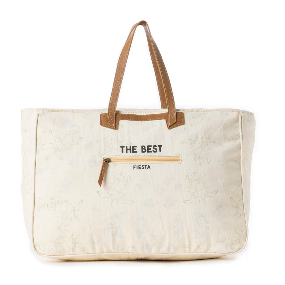 Old Town Weekender Bag in Warm Vanilla Mist - Myra USA