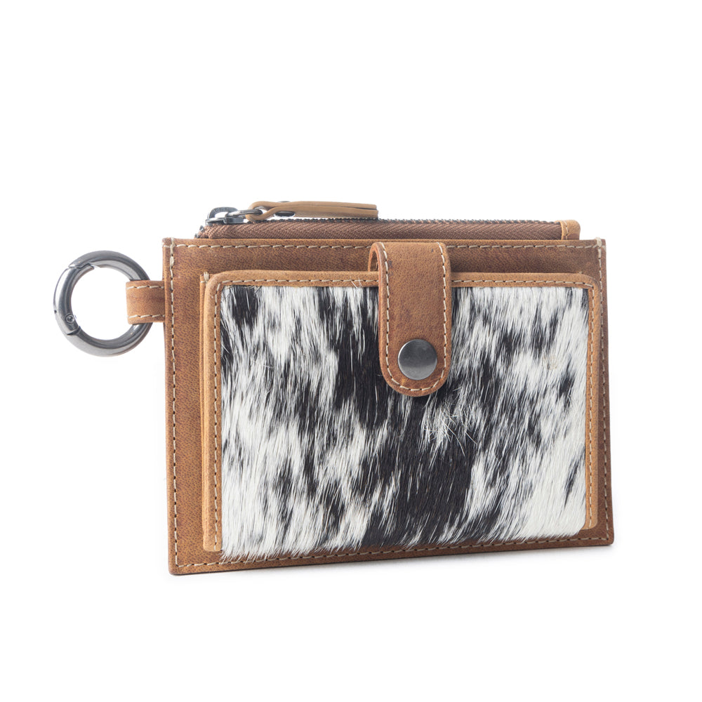 Wind Rider Credit Card Holder In Black & White - Myra USA
