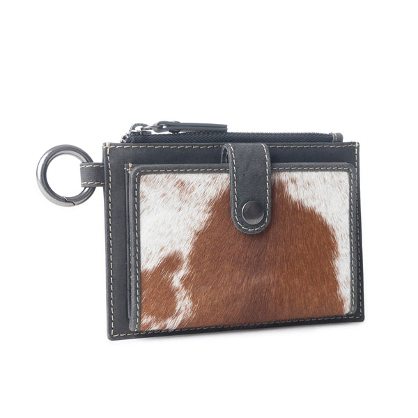 Wind Rider Credit Card Holder In Chocolate Brown - Myra USA