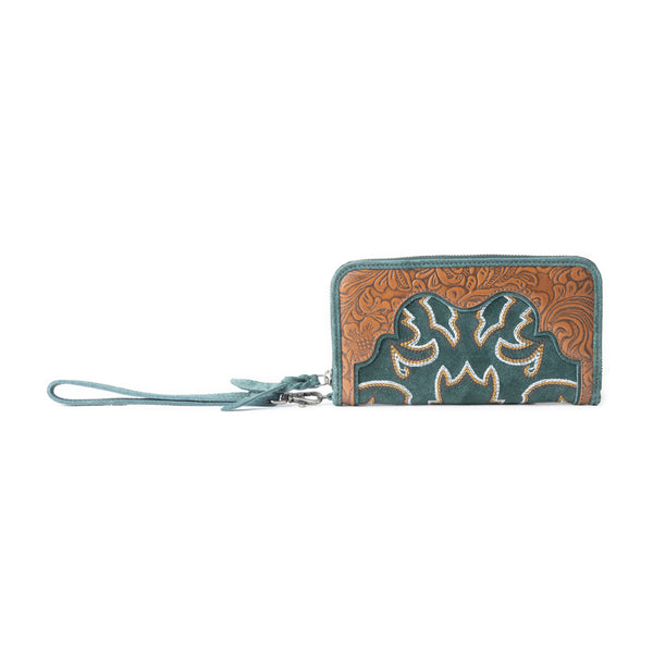 Electric Desert Wallet In Green - Myra USA