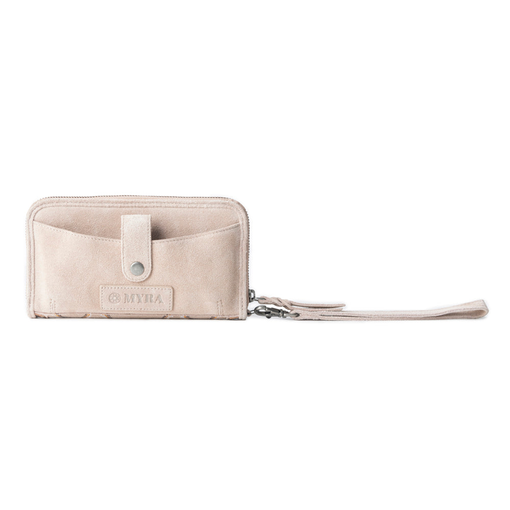 Electric Desert Wallet In Brown In Chocolate White - Myra USA