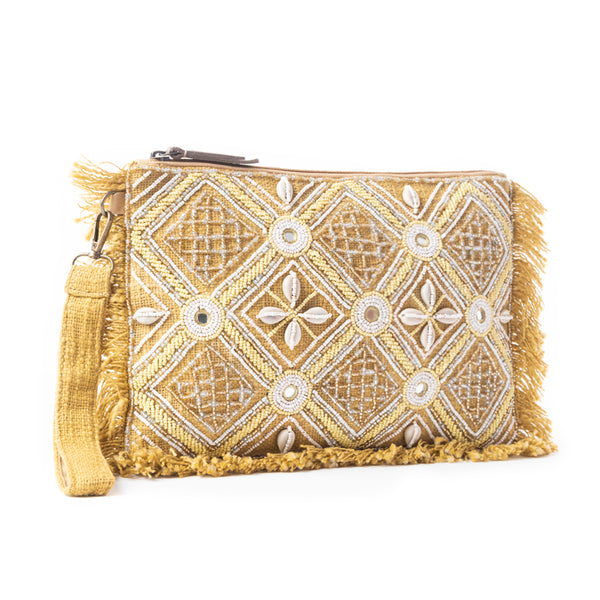 Desert Diamond Pouch In Brown - Myra USA