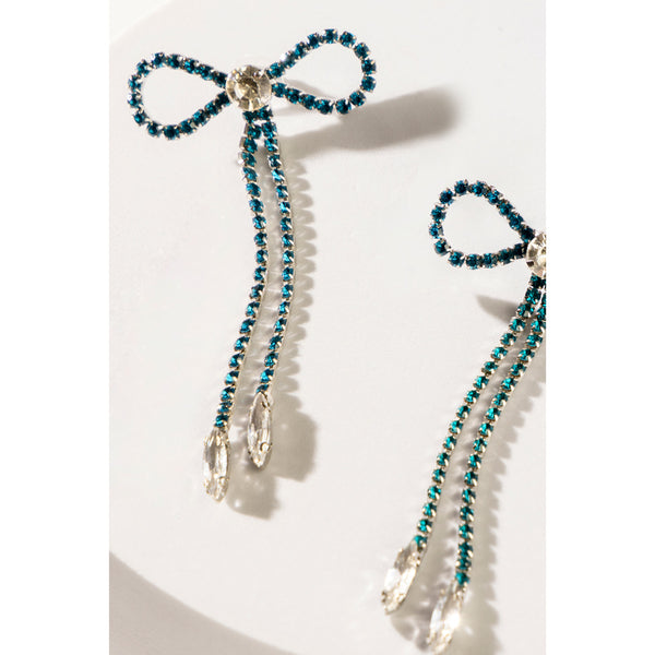 Starlight Lasso Earrings In Black - Myra USA