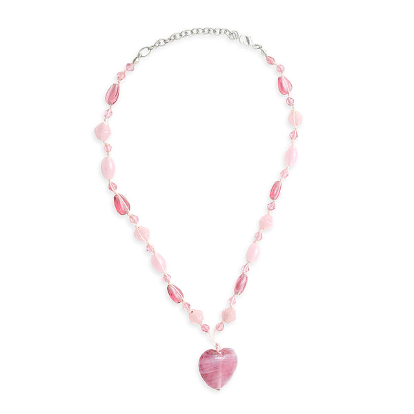 Desert Rose Heart Necklace - Myra USA