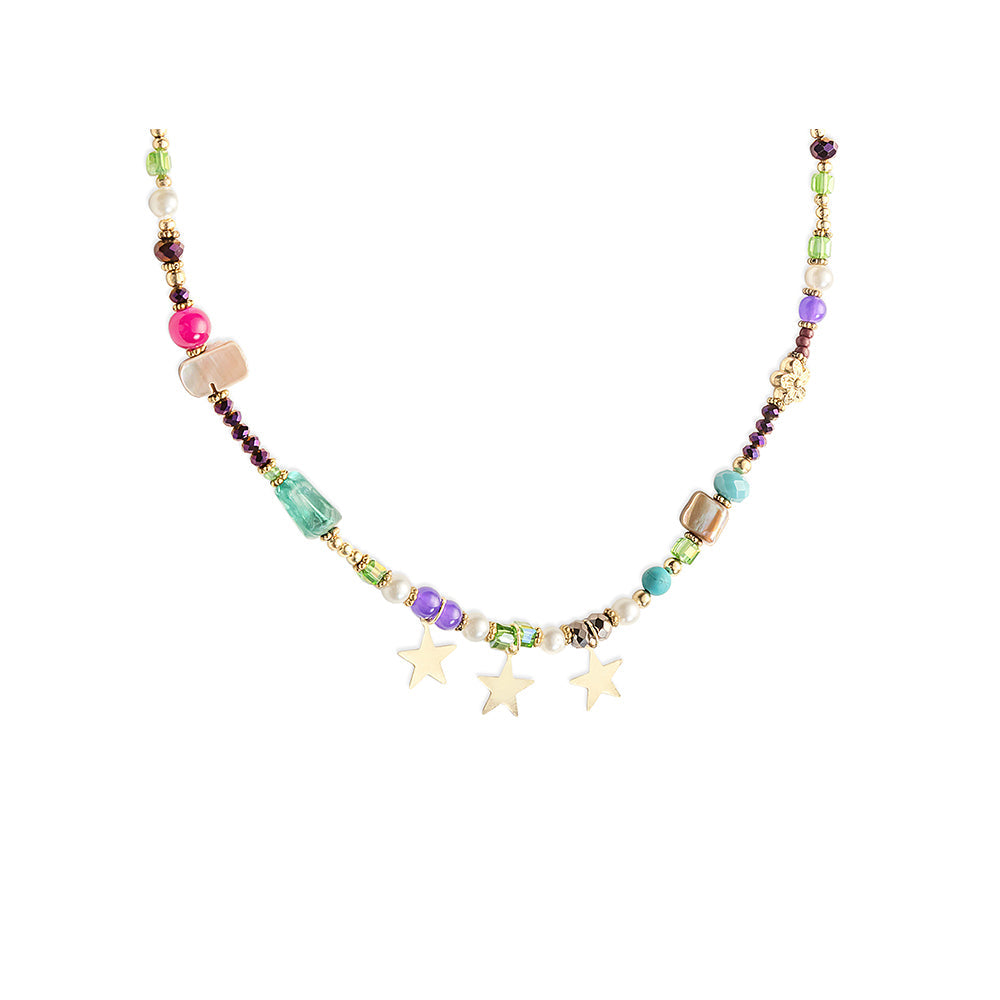 Tri-Star Trail Necklace - Myra USA