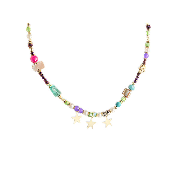 Tri-Star Trail Necklace - Myra USA