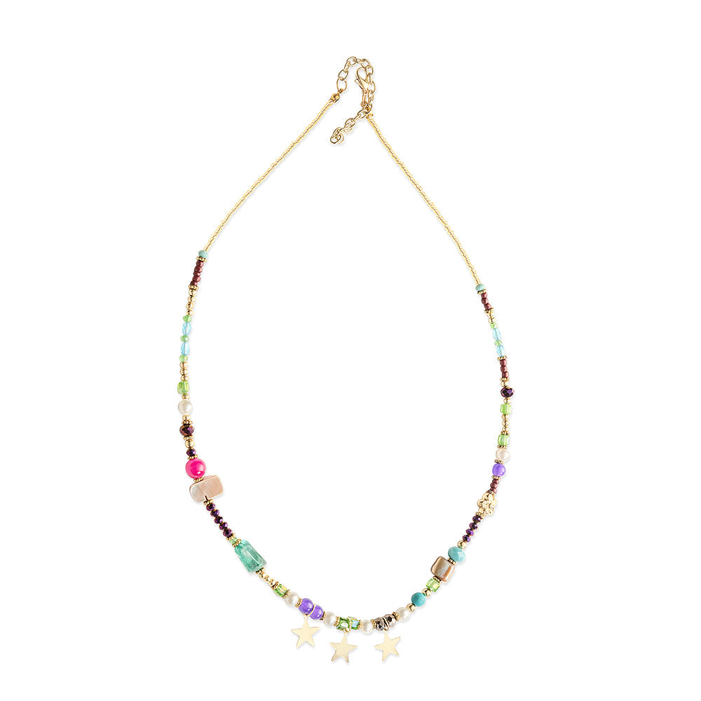 Tri-Star Trail Necklace - Myra USA