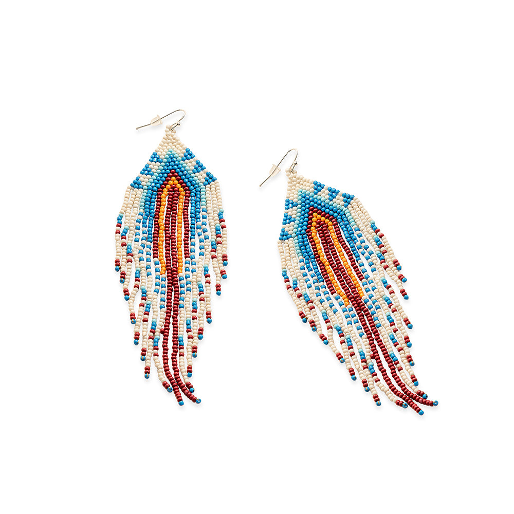 Strands of History Beaded Earrings