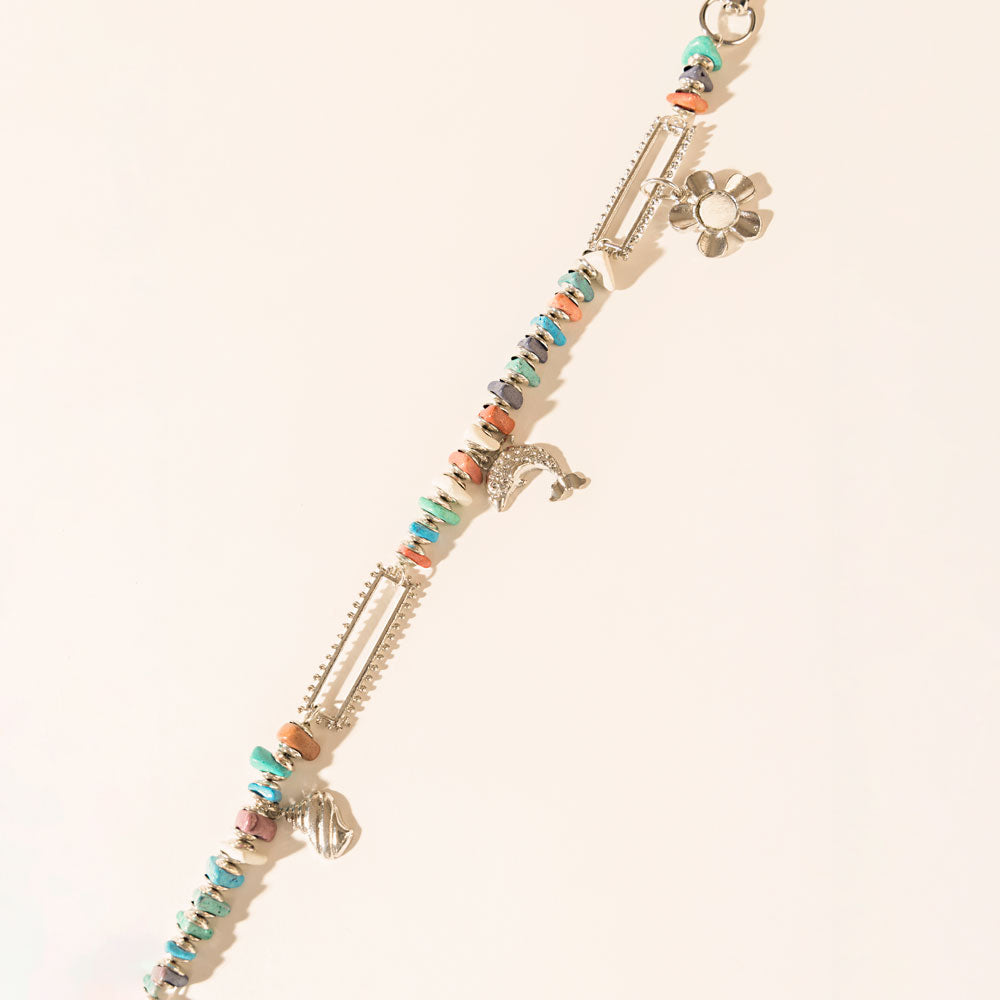 Wildflower Rainbow Bag Charm