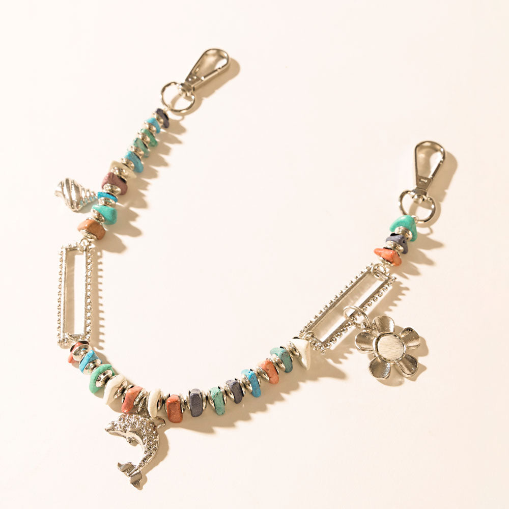 Wildflower Rainbow Bag Charm - Myra USA
