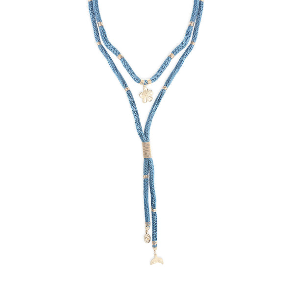 Seaside Melody Lariat Necklace