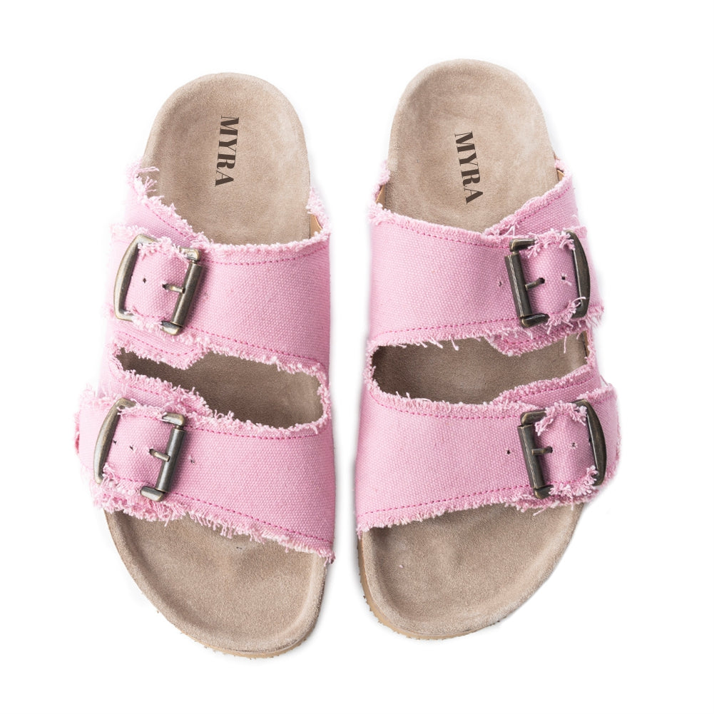 Desert Primrose Sandals In Pink - Myra USA