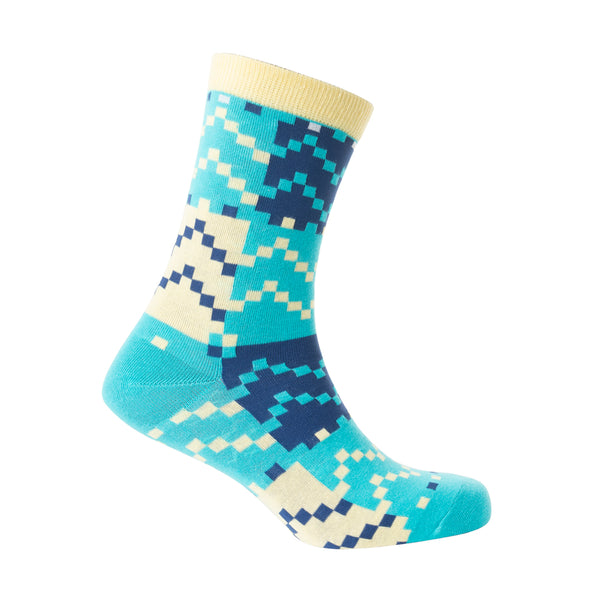 Buttercup Breeze Betty Socks In Blue - Myra USA