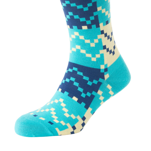 Buttercup Breeze Betty Socks In Blue - Myra USA