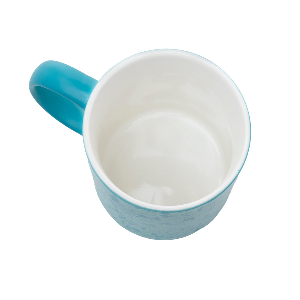 Sippin’ in the South Ceramic Mug in Cyan Baroque - Myra USA