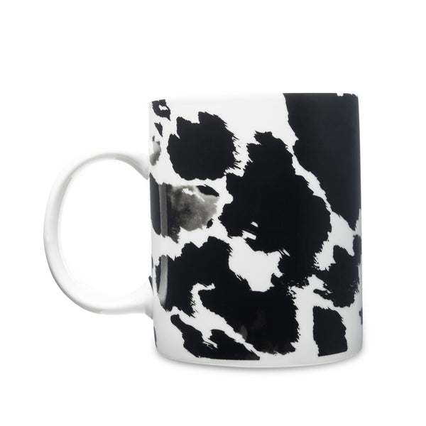 Sippin’ in the South Ceramic Mug in Black Leopard Print - Myra USA