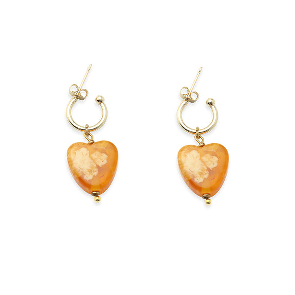 Sunset of Hearts Earrings