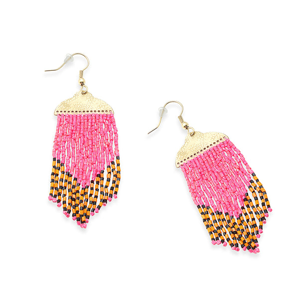Desert Cascade Beaded Earrings - Myra USA
