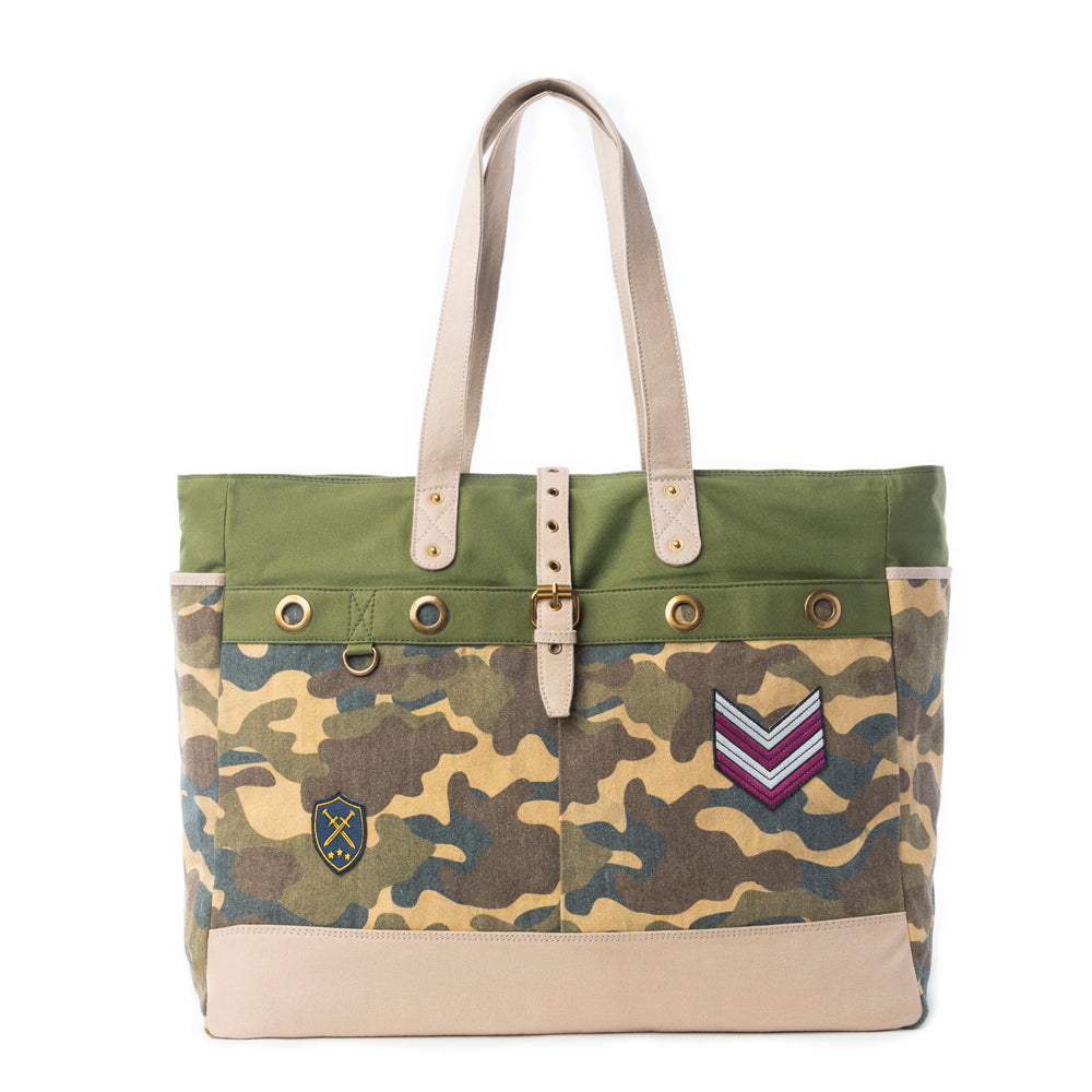 Myra Ranger’s Day Weekender Bag in Shadow Camo Green