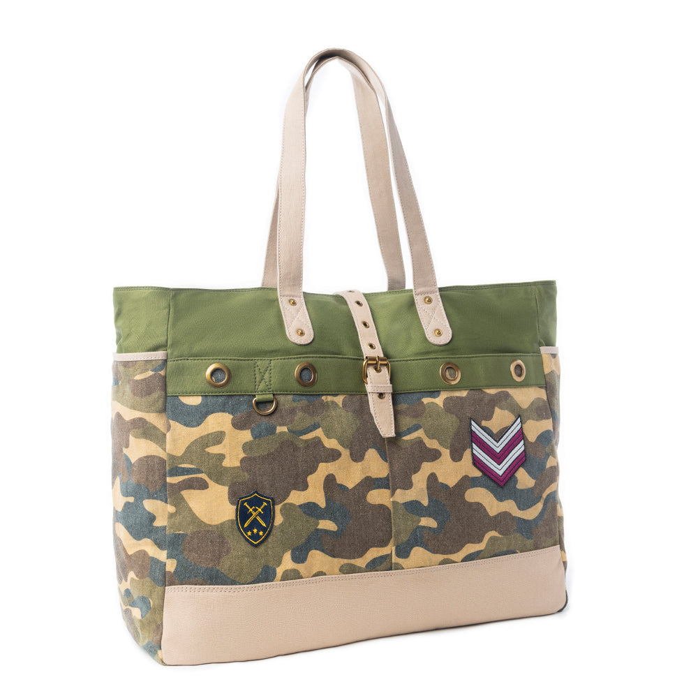 Myra Ranger’s Day Weekender Bag in Shadow Camo Green