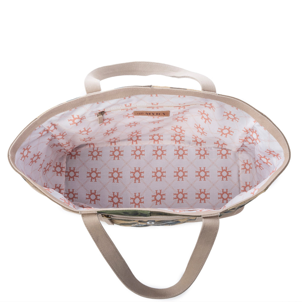 Myra Ranger’s Day Shoulder Bag in Desert Camo Green