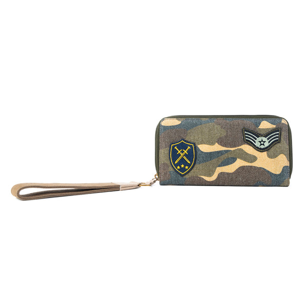 Myra Ranger’s Day Wallet in Moss Camo Green - Myra USA