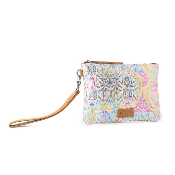 Pastel Fiesta Pouch in Candy White - Myra USA
