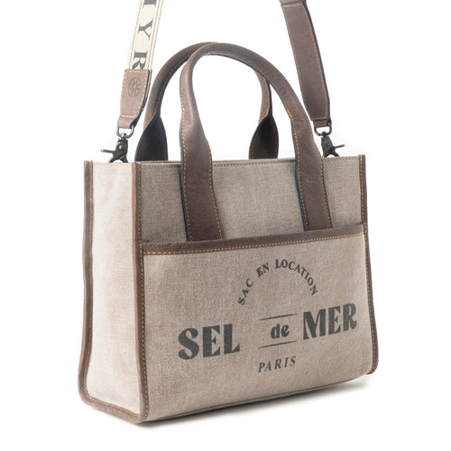 Sel de Mer Crossbody Bag in Old Mill White - Myra USA