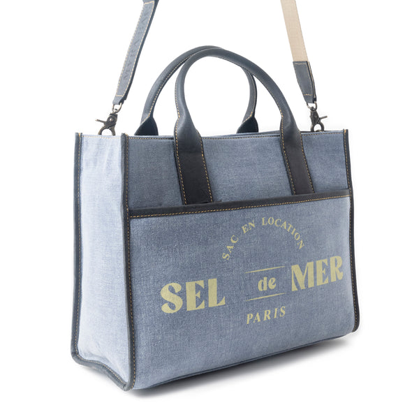 Sel de Mer Shoulder Bag in Blue - Myra USA