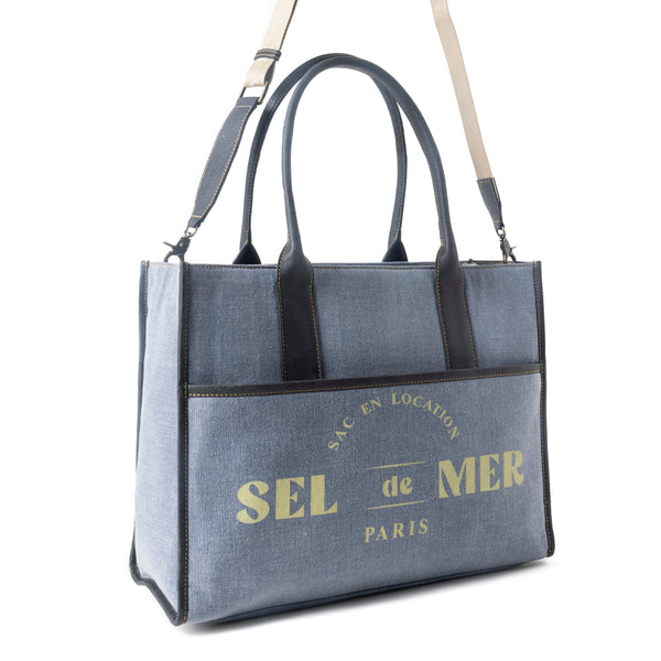 Sel de Mer Tote Bag in Blue - Myra USA