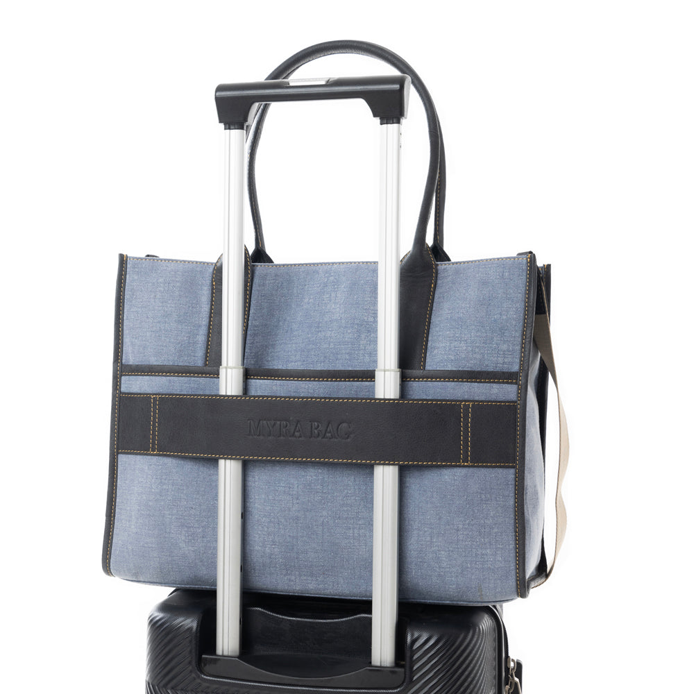 Sel de Mer Tote Bag in Blue