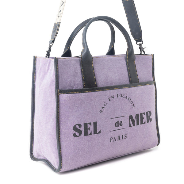 Sel de Mer Shoulder Bag in Purple - Myra USA