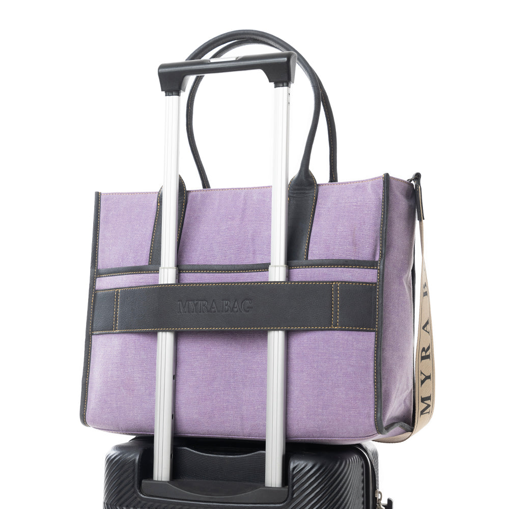 Sel de Mer Tote Bag in Purple