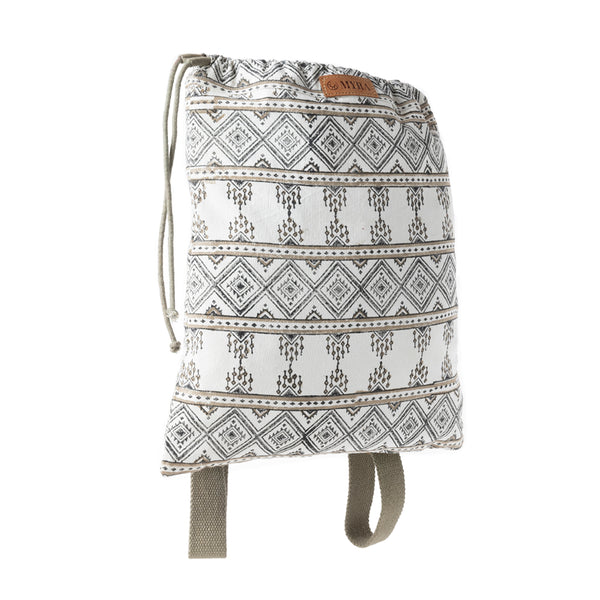 Boheme Mesa Canvas Backpack in Tribal Ink - Myra USA