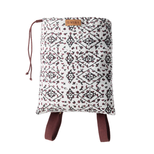 Mesa Rouge Canavs Backpack in Sundown White - Myra USA