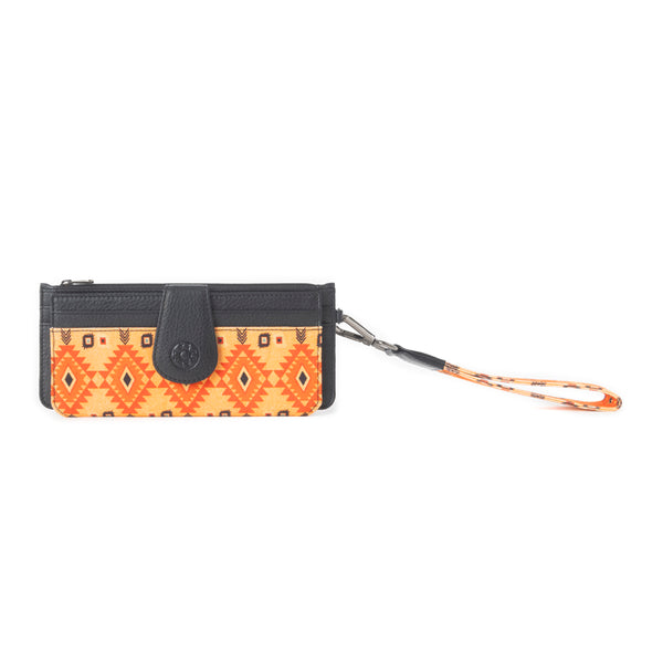 Sedona Sunset Wallet in Rust Orange - Myra USA